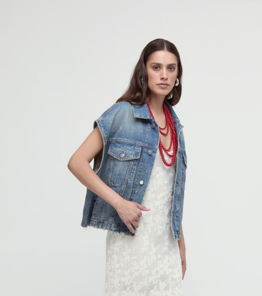 Gilet jeans