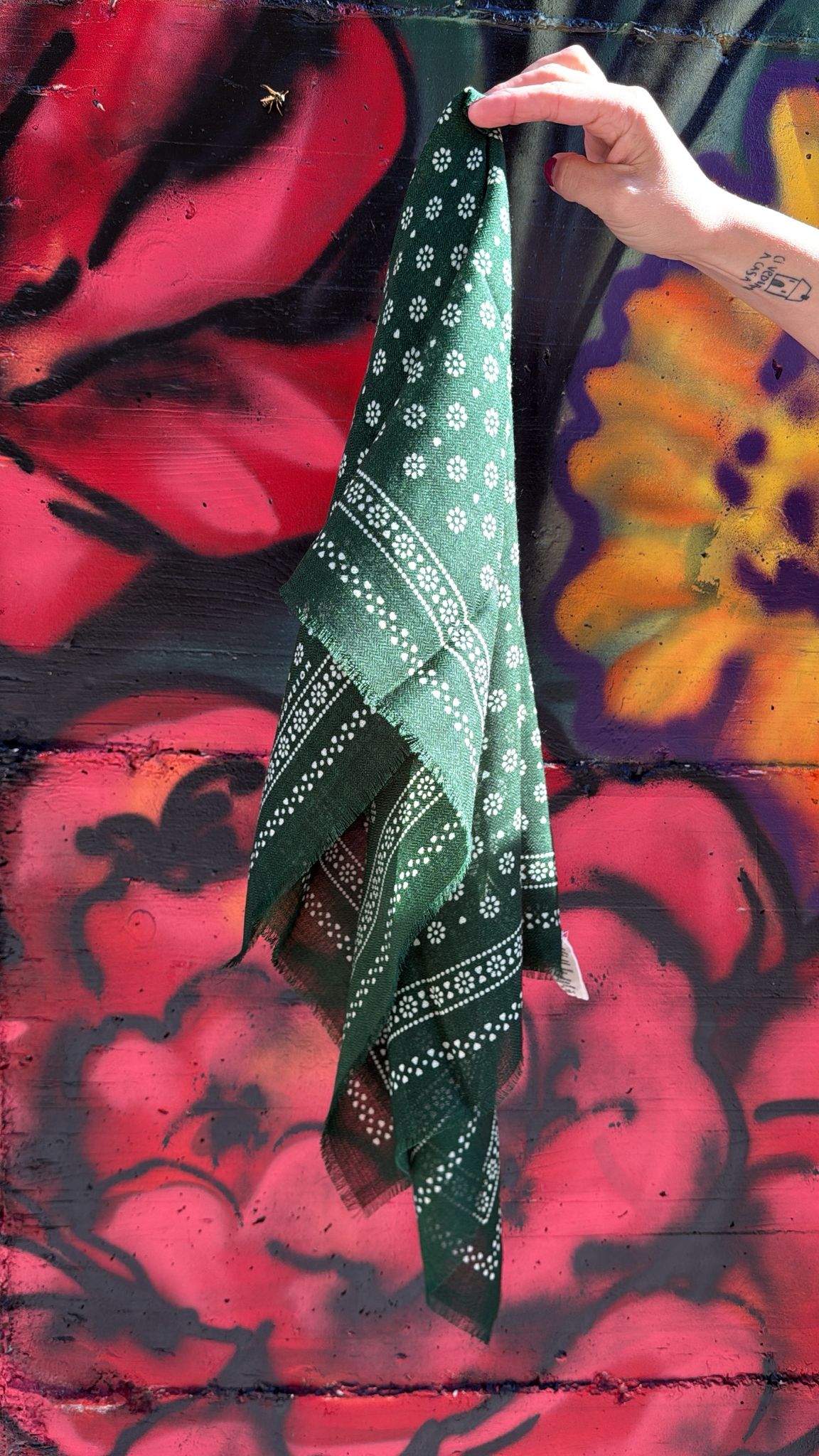 Foulard British green
