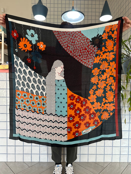 PREORDER Foulard - Woman blue