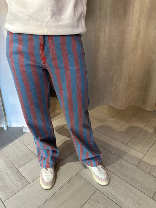 Jeans stripes
