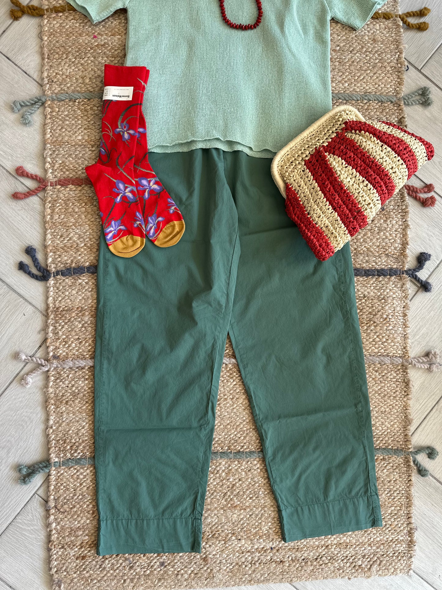 Pantalone Petunia smeraldo