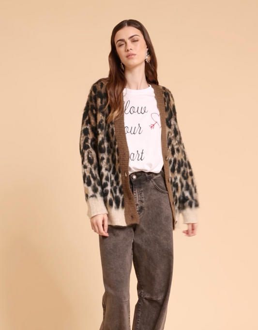Cardigan Leopard