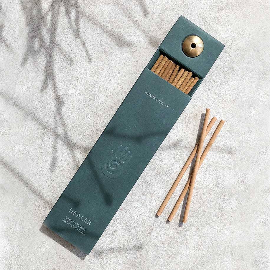 Healer - Incenso naturale (salvia, alloro, ginepro)