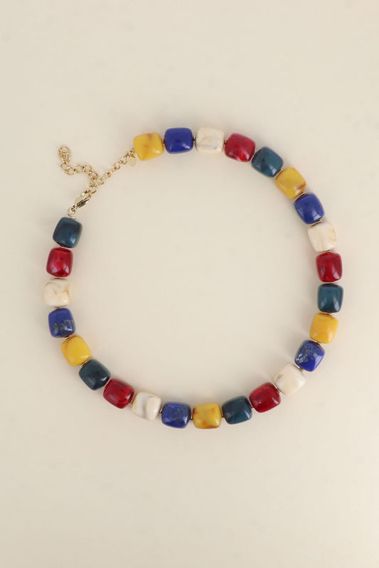 Collana Cubic - Blue