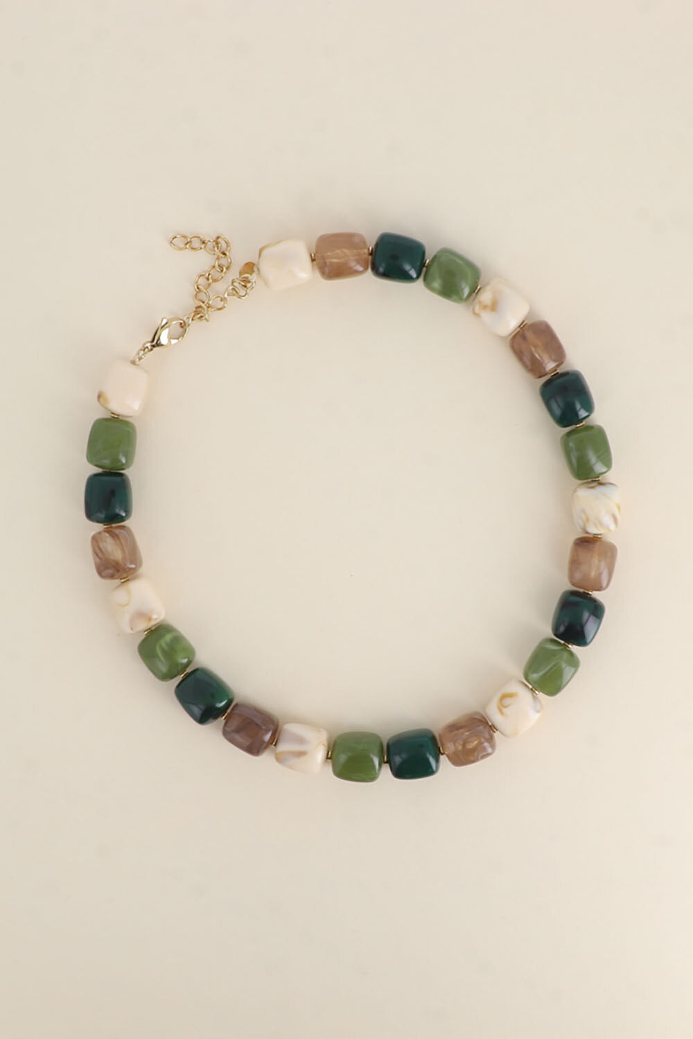 Collana Cubic - Verde