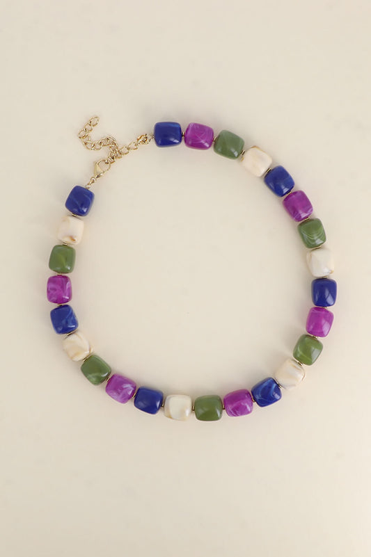 Collana Cubic - Viola