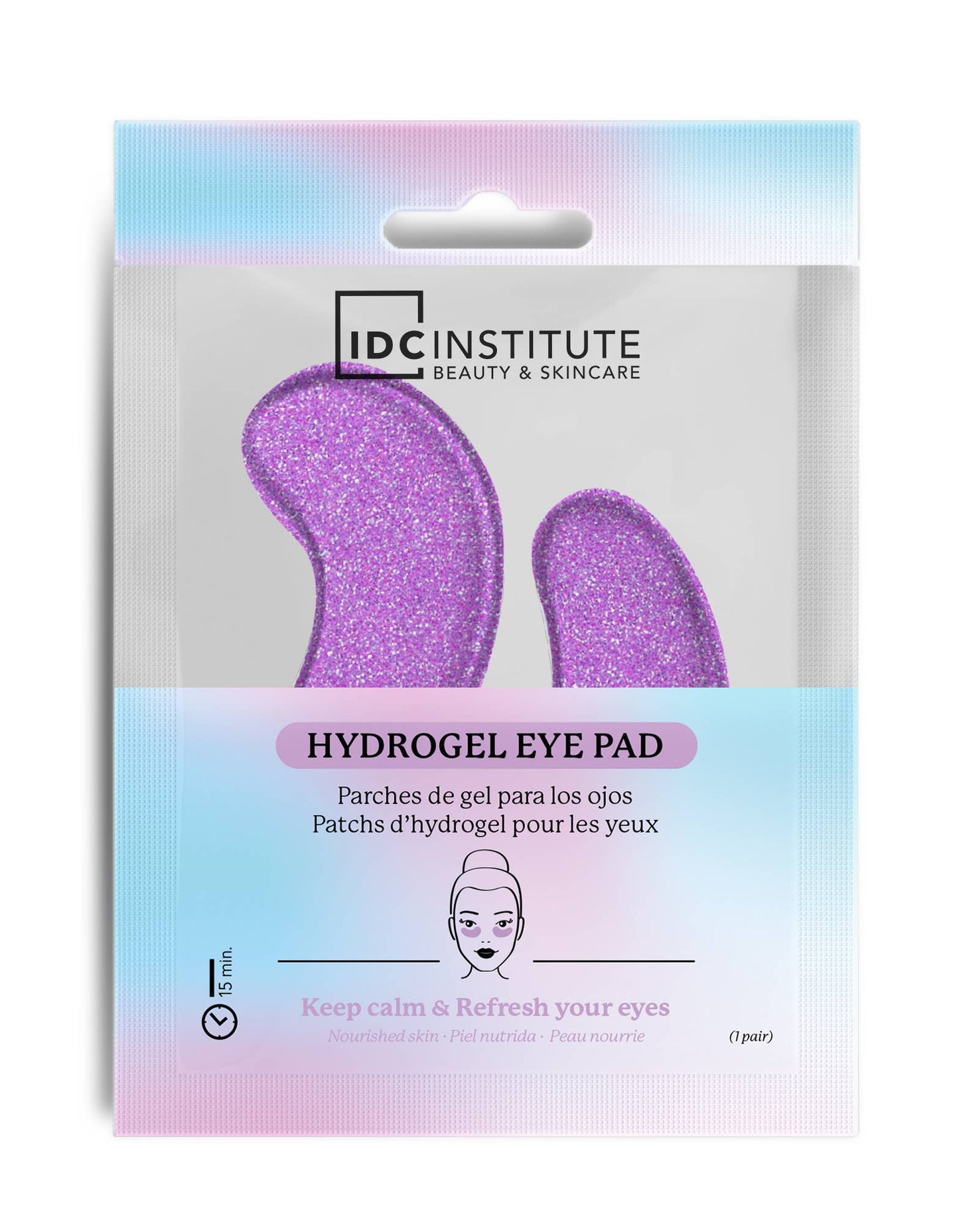 Patch occhi Glitter - Viola