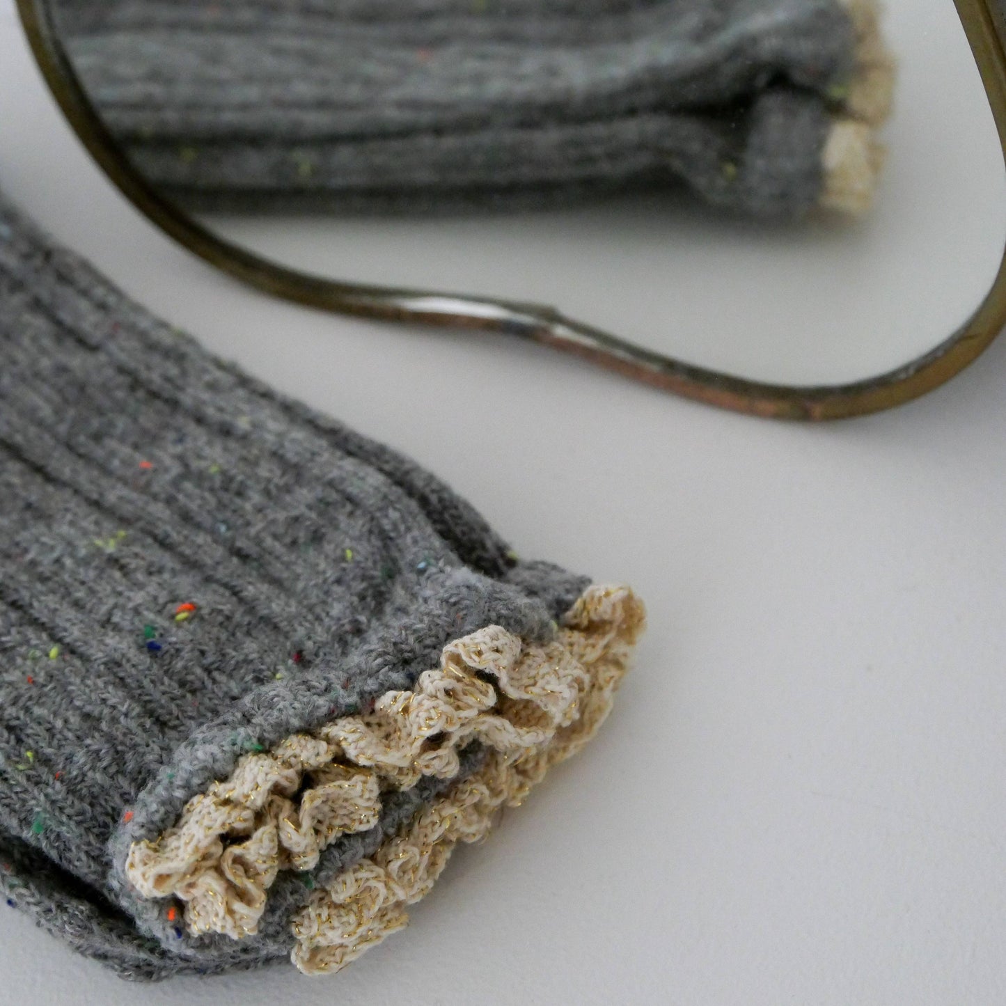 Calzini in macramè - Grigio