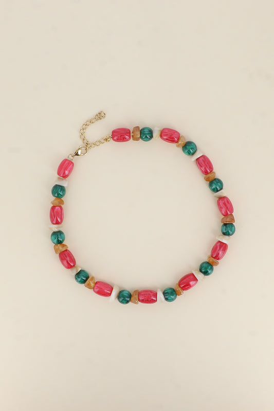 Collana - Beads Fucsia